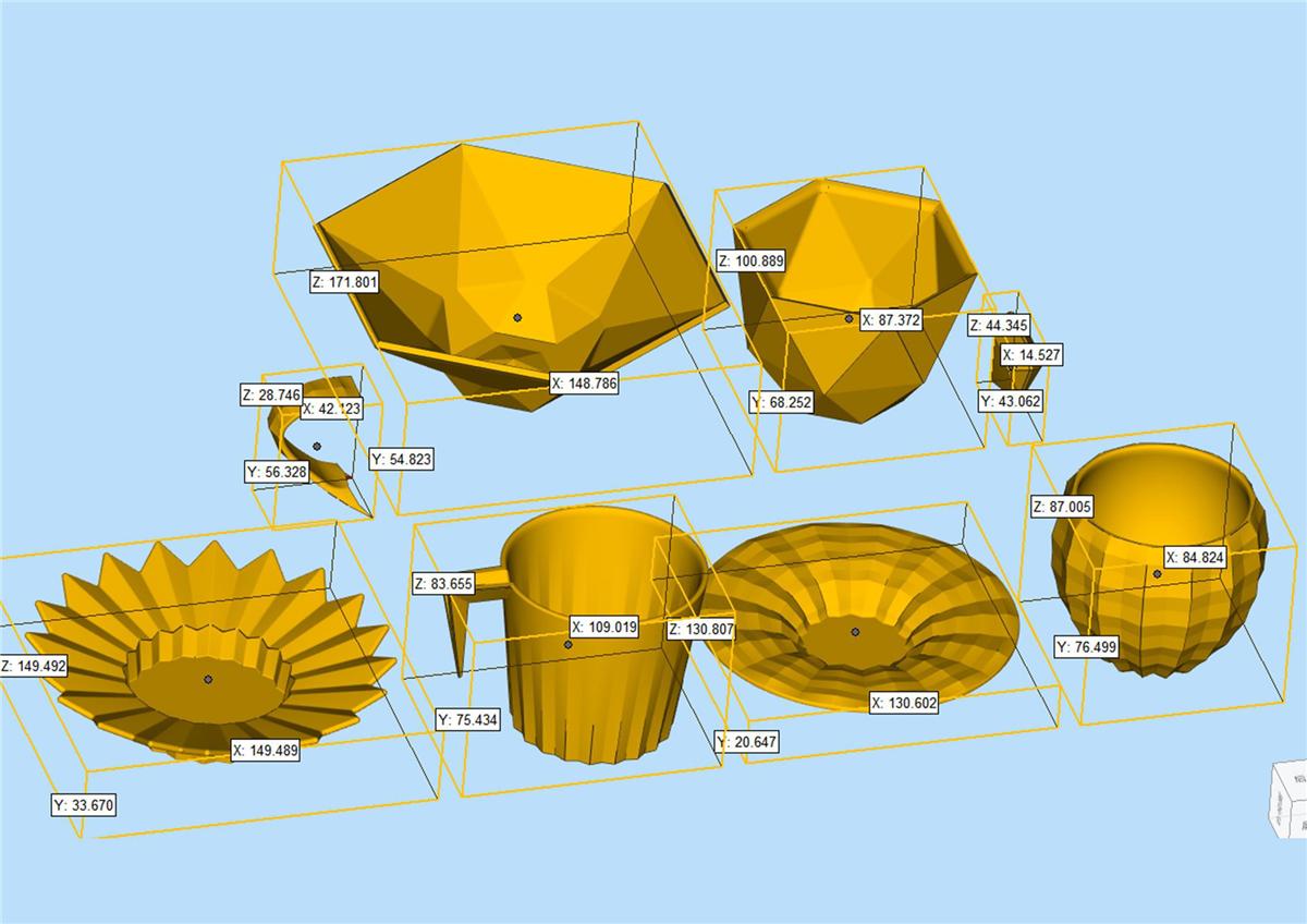 摺學咖啡杯｜3D建模與尺寸定義模擬